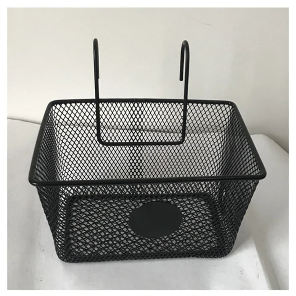 Metal Mesh Bike Front Handlebar Basket – Iron Storage Basket