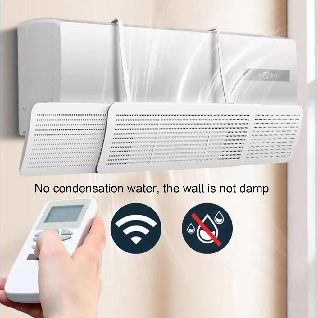 HVAC Vent Deflector – Adjustable AC Airflow Diverter 23–36 In