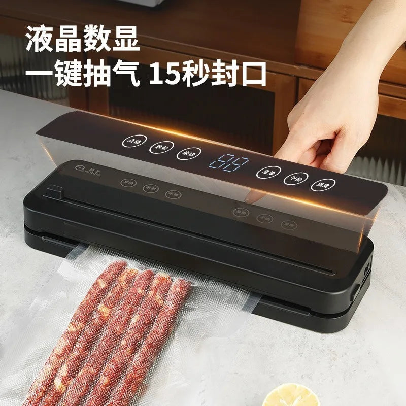 DUTRIEUX Food Vacuum Sealer with Built-In Cutter & Bag Storage