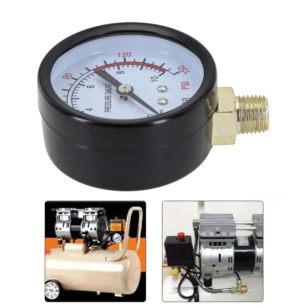 Y60 Pressure Gauge 0–230 PSI | Pool Filter & Air Compressor