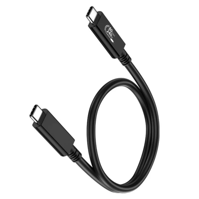 USB 4.0 Cable 240W Fast Charging 80Gbps 4K Display – 3 Lengths