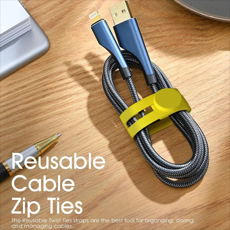 Portable Cable Organizer for Charging & Headphone Cables (5/10pk)