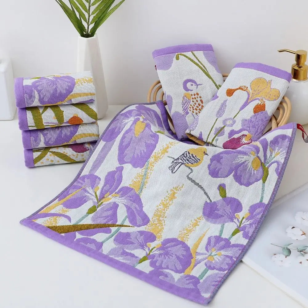 Large Cotton Gauze Kitchen Towel 34x40cm – Quick-Dry Hand Towel