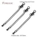 Black Brass Lobster Clasps & Rings – 9.5mm 12mm 15mm | FINRUSIAC