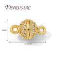 18K Gold Plated Ball Magnetic Clasp – Bracelet & Necklace DIY