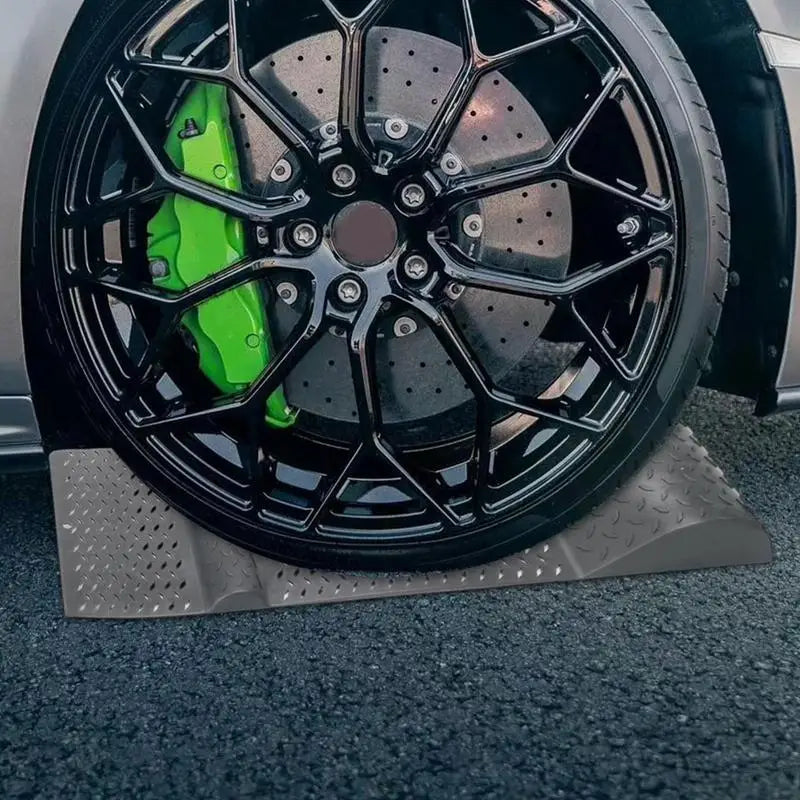 Non-Slip Garage Parking Mat – Wheel Chock Tire Stopper