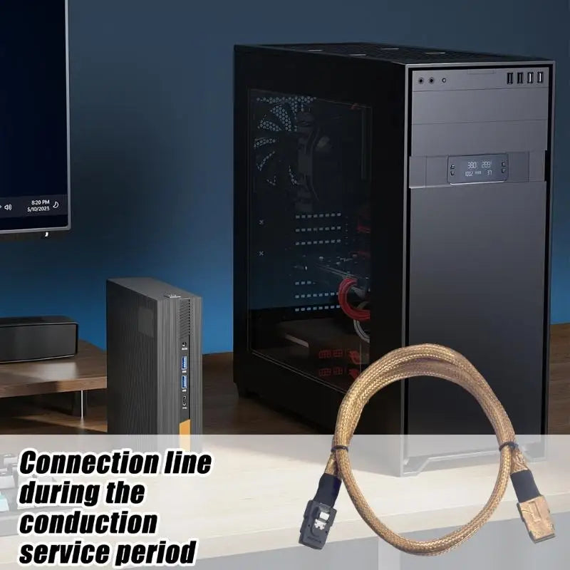 SFF-8087 Male to Male Cable 12Gbps SAS 3.0 NAS Server Storage