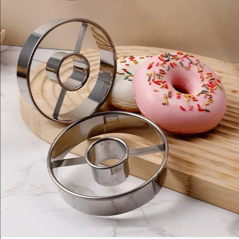 Stainless Steel Donut Mold & Cutter – DIY Baking Tool