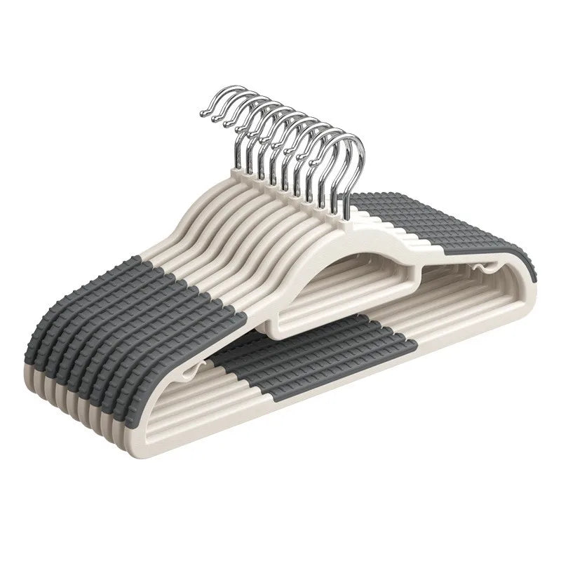 10 PCS Anti-Slip Slim Clothes Hangers | Space-Saving Closet