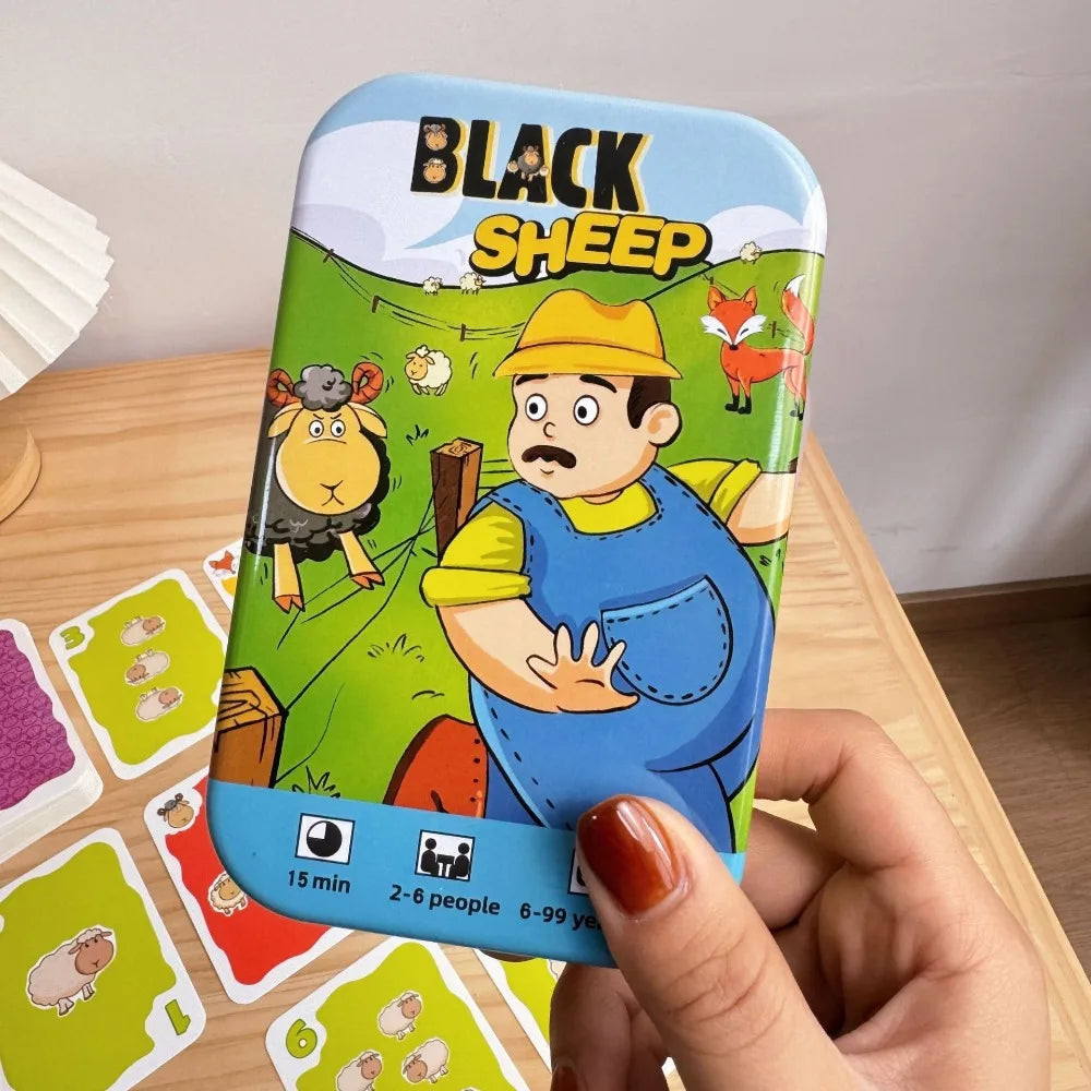 Cartoon Card Board Game Set – Chicken, Black Sheep | Kids 3–12
