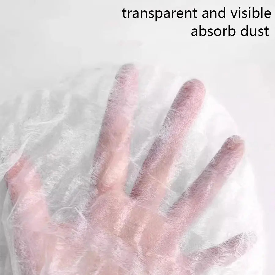 100pcs Disposable Non-Woven Broom Covers – Hair & Dust Trap