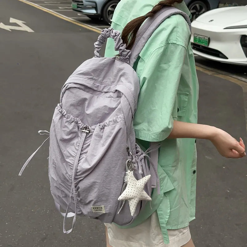 Korean Style Campus Backpack – Large Capacity Laptop Bag