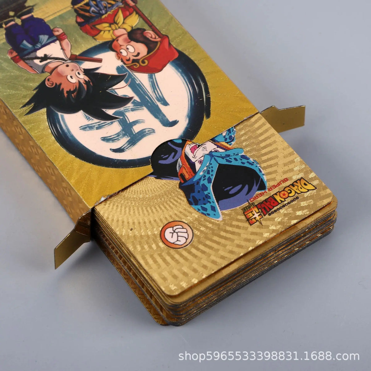 Dragon Ball Gold Foil Collection Cards – 55-Card Goku Super Saiyan