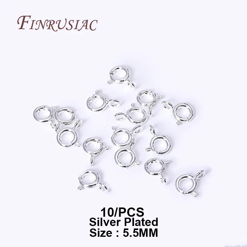14K/18K Gold Plated Crimp Beads & Clasp Connectors | DIY Jewelry