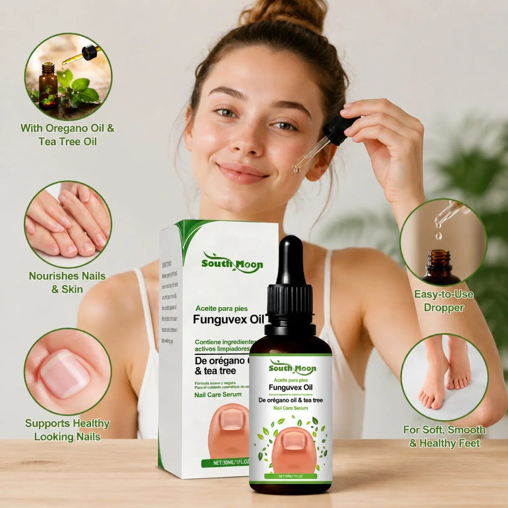 South Moon Oregano & Tea Tree Nail Care Oil 30ml