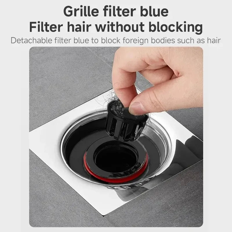Odor Proof Floor Drain Valve & Sewer Core Backflow Preventer