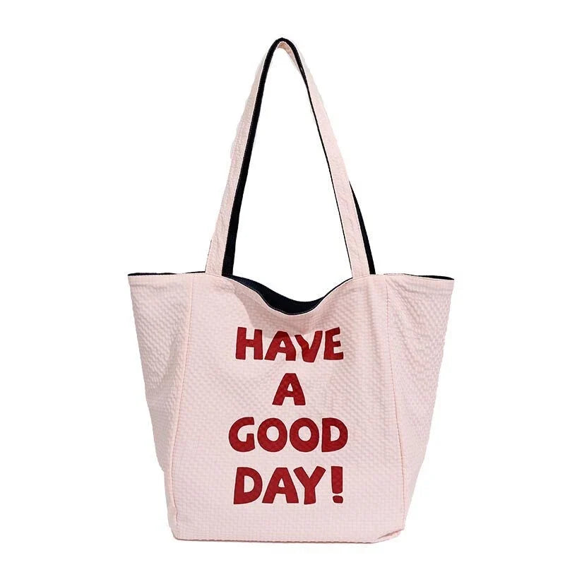 Women's Large Canvas Tote Shoulder Bag – Casual Commuter
