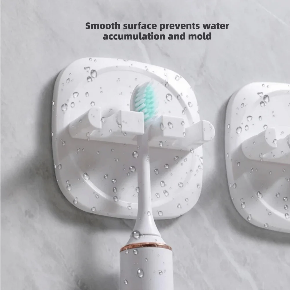Wall Mounted Electric Toothbrush Head Holder | Self-Adhesive
