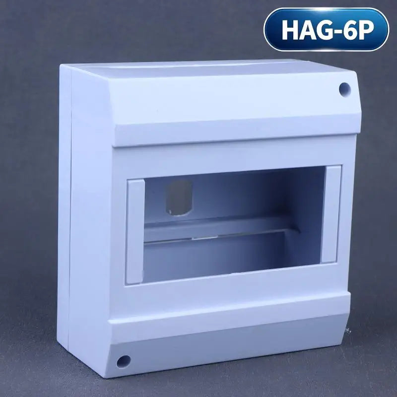 1-8P Flame Retardant ABS Circuit Breaker Surface Mount Enclosure Box