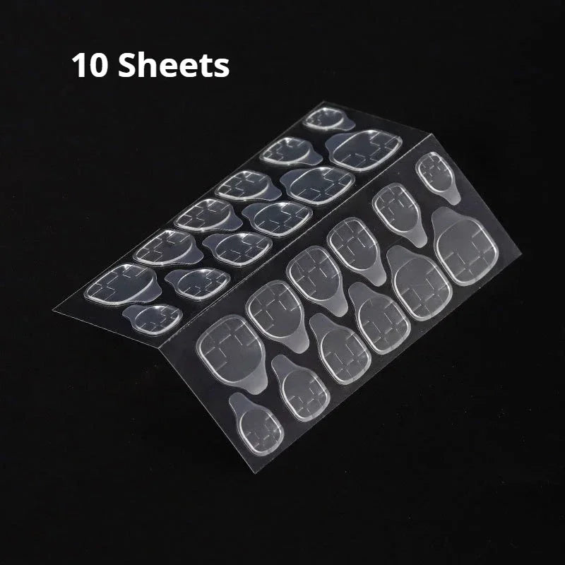 Double-Sided Nail Jelly Glue Adhesive Tabs 240pcs – Press-On