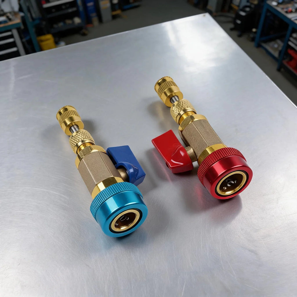 R134A Valve Core Removal Tool Kit | Quick Connect Couplers
