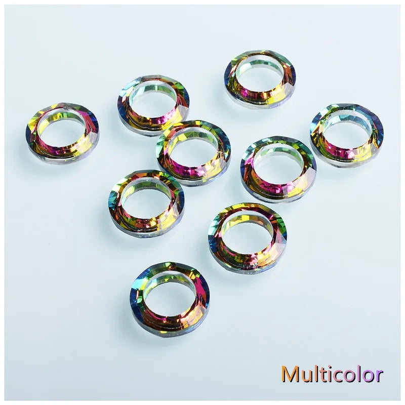 5PCS AB Crystal Round Glass Spacer Beads 14/20mm – DIY Jewelry