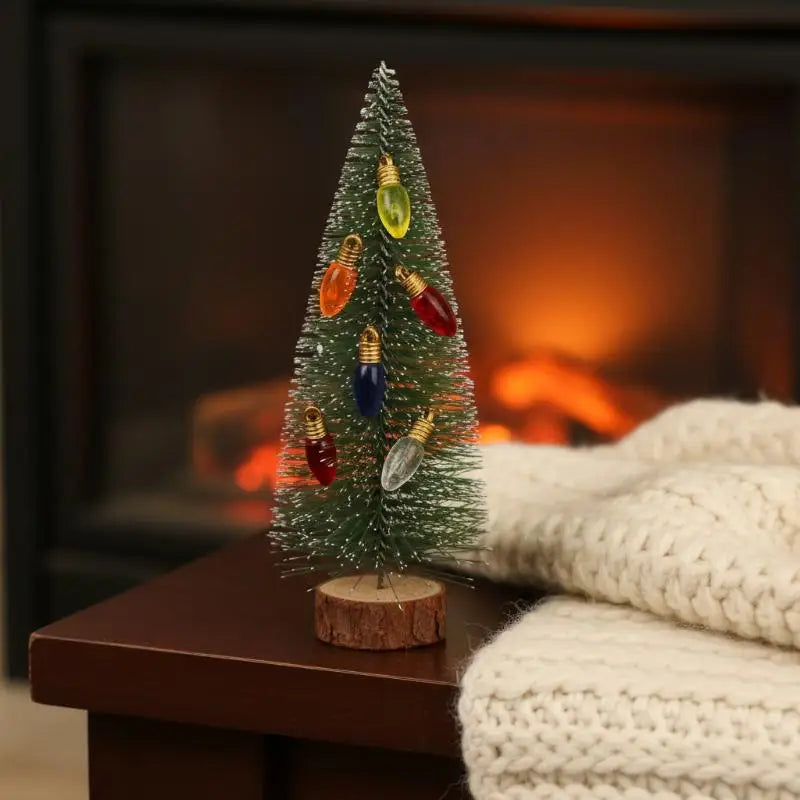Mini Colorful Plastic Bulbs 10 Pcs – Reusable Christmas Decor