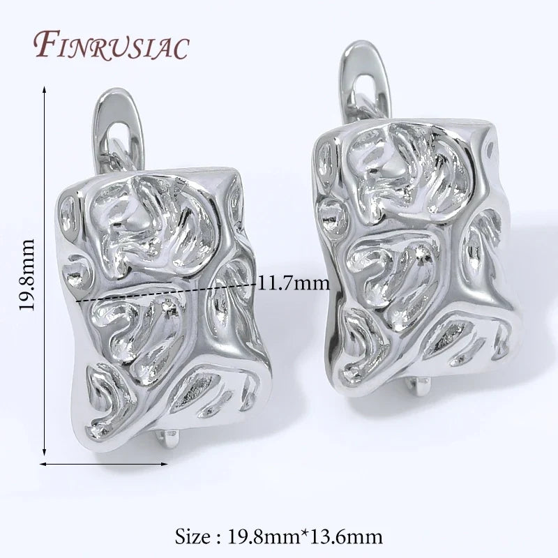 18K Gold Plated Water Drop Huggie Earring Clasp | Pearl Post