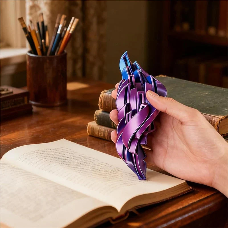 3D Printed Twistsphere Fidget Ball – Rotating Gear Flow Toy
