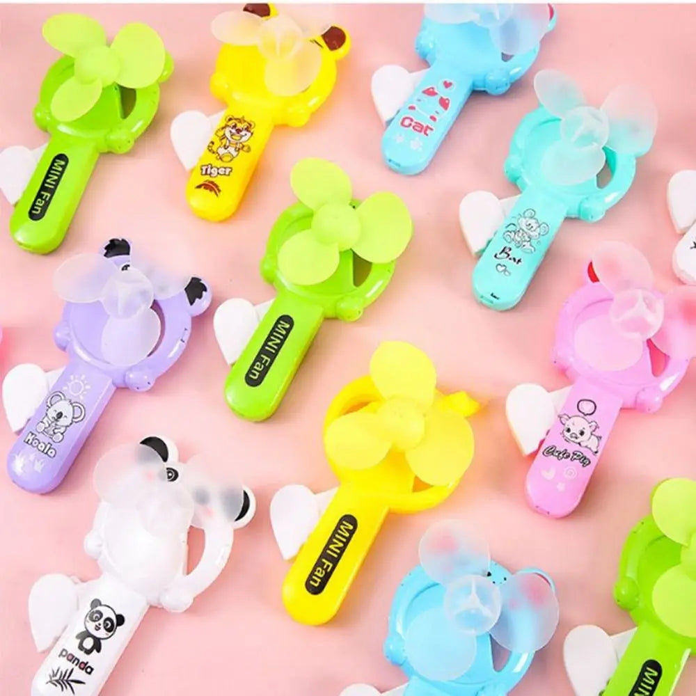 10-Pack Mini Cartoon Hand Fan – Party Favors & Birthday Gifts