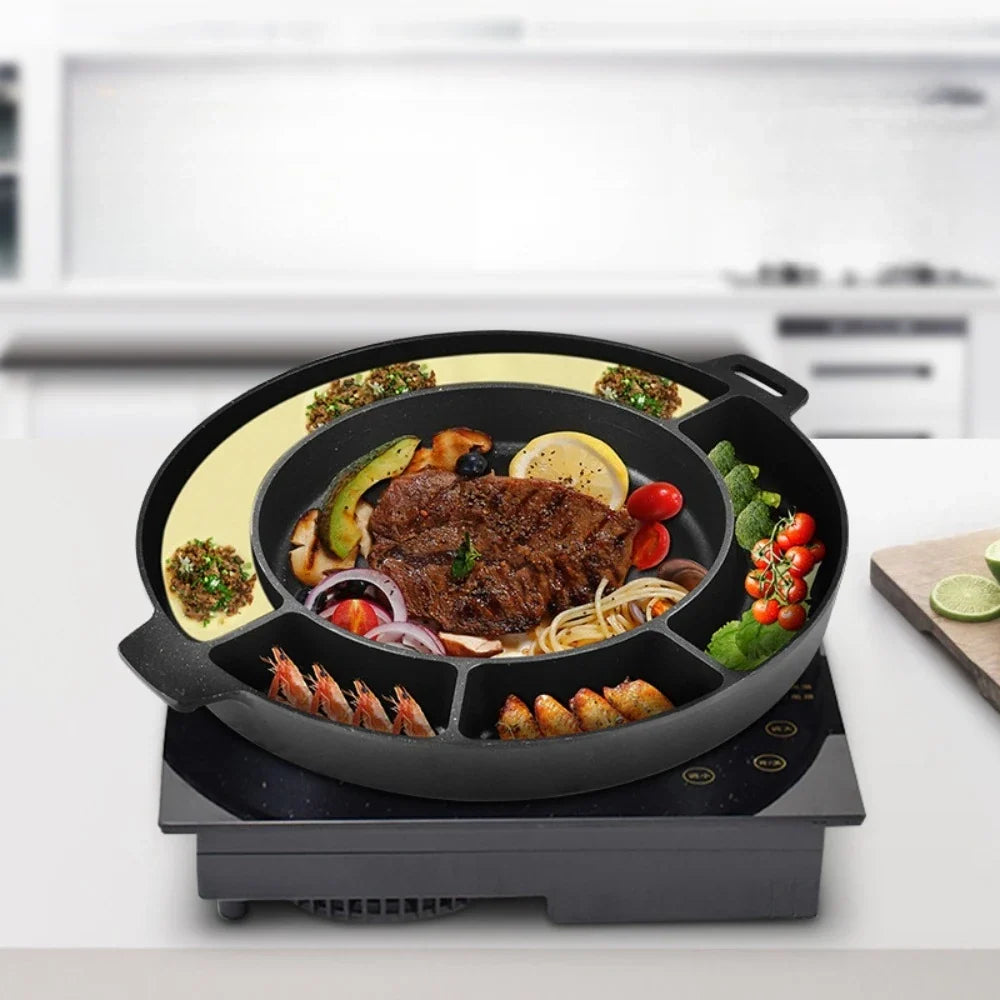 KOSUN Non-Stick Grill & Frying Pan – Steak, Cheese, Pancake
