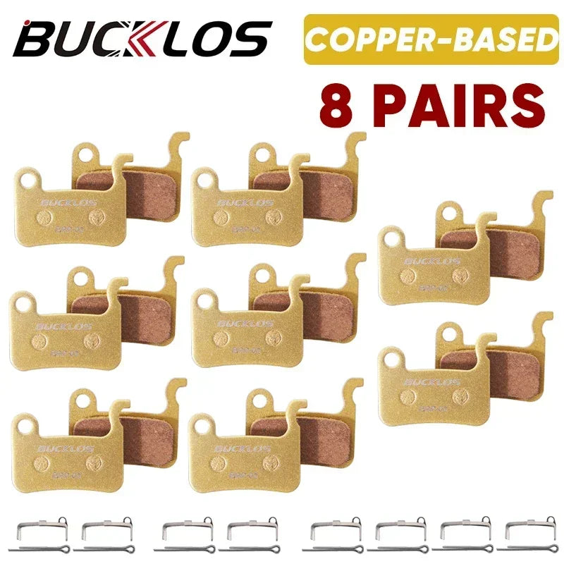 BUCKLOS MTB Copper-Based Disc Brake Pads for Shimano M975