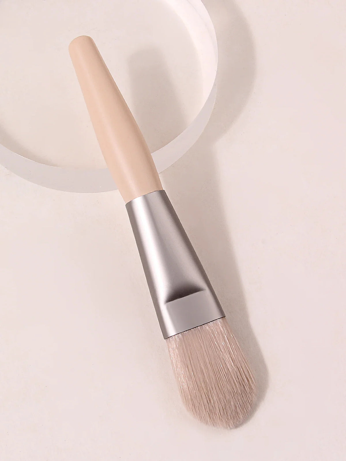Nixie Premium Foundation Concealer Contour Brush – Wool Fiber