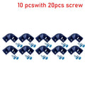 10Pcs 90° Corner Connectors for 16x16mm Aluminium Profile