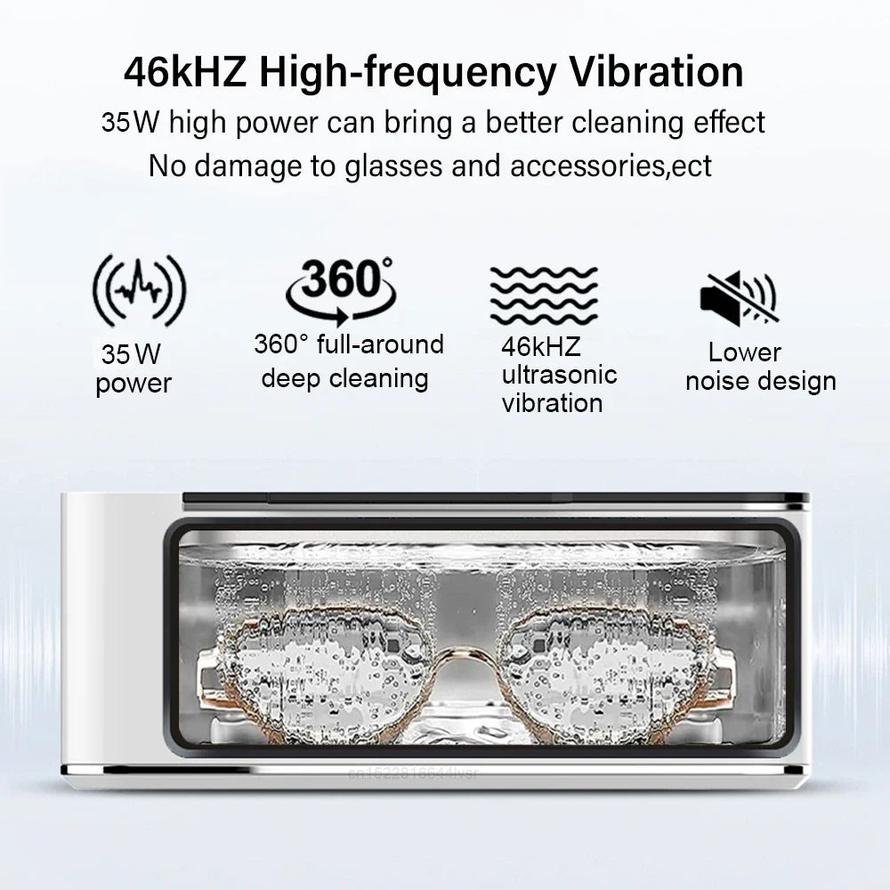 Ultrasonic Cleaner 500ml 46KHz | Watches, Jewelry & Glasses