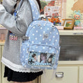 Cute Polka Dot Backpack for Girls – Lightweight School Bag