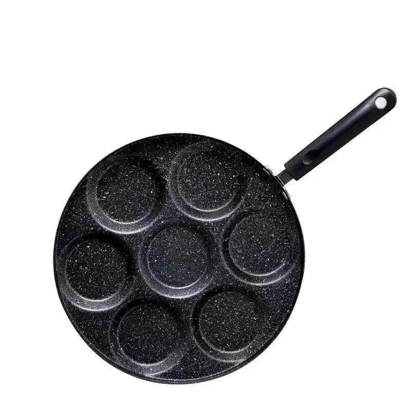Nonstick Multi-Cavity Frying Pan 1/3/4/7 Hole Breakfast Pan