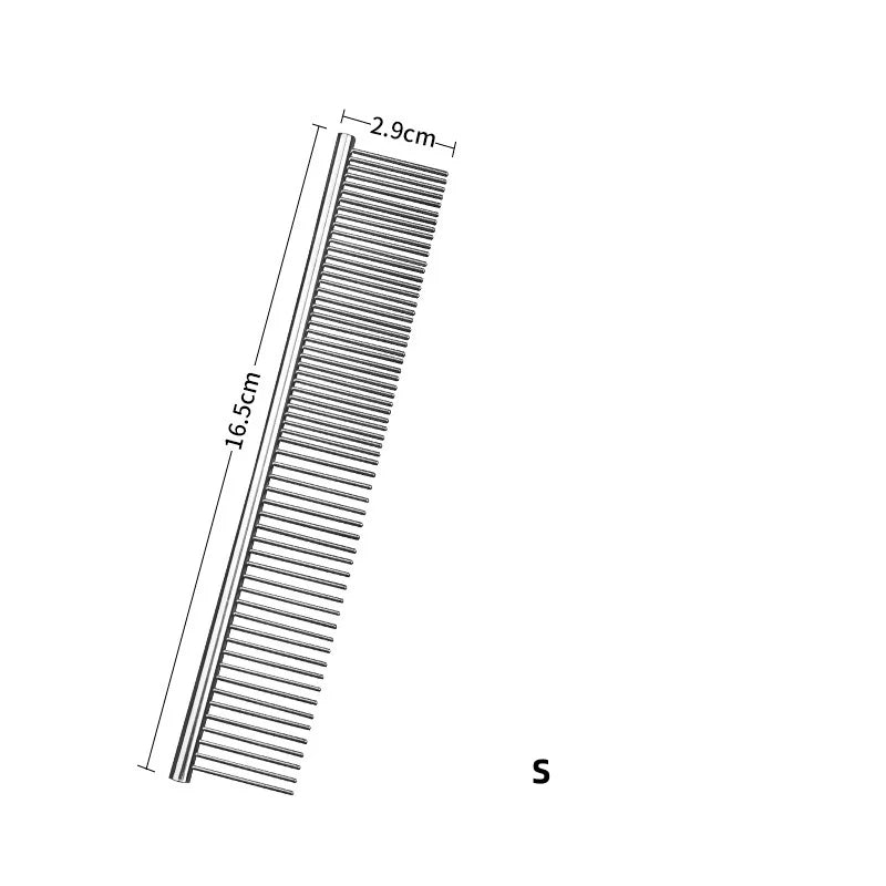 Stainless Steel Pet Dematting Comb for Dogs & Cats