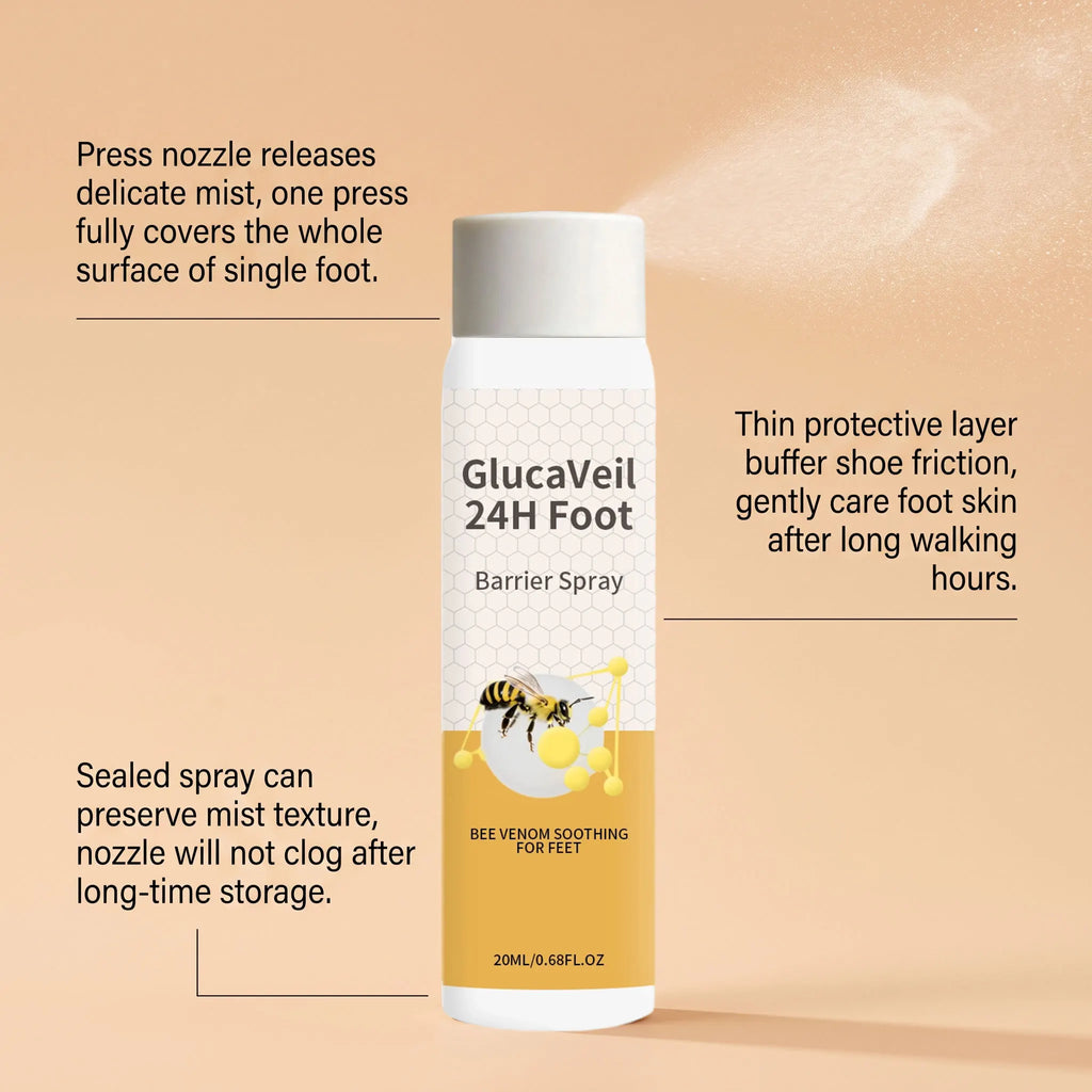 Bee Venom Foot Barrier Spray – 24H Anti-Friction Mist | 20ml