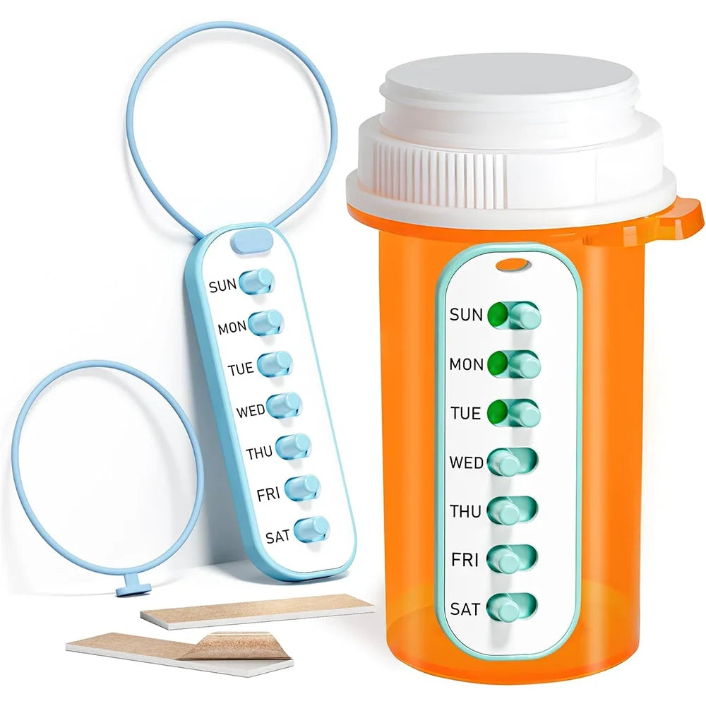 Labelife 2-Pack Pill Reminder Lanyard & Sticker Tracker