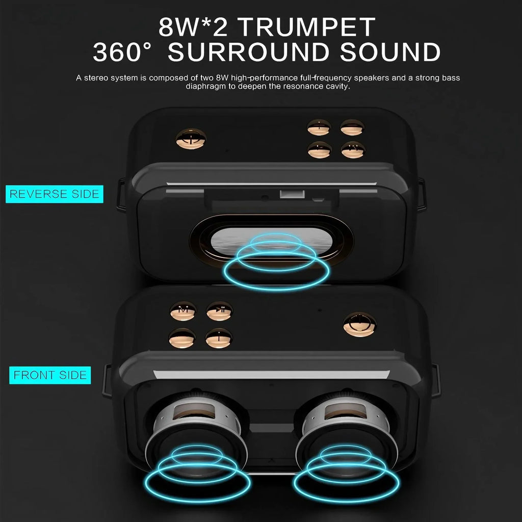 STONEGO 16W Bluetooth 5.0 Portable Speaker IPX5 Waterproof TWS