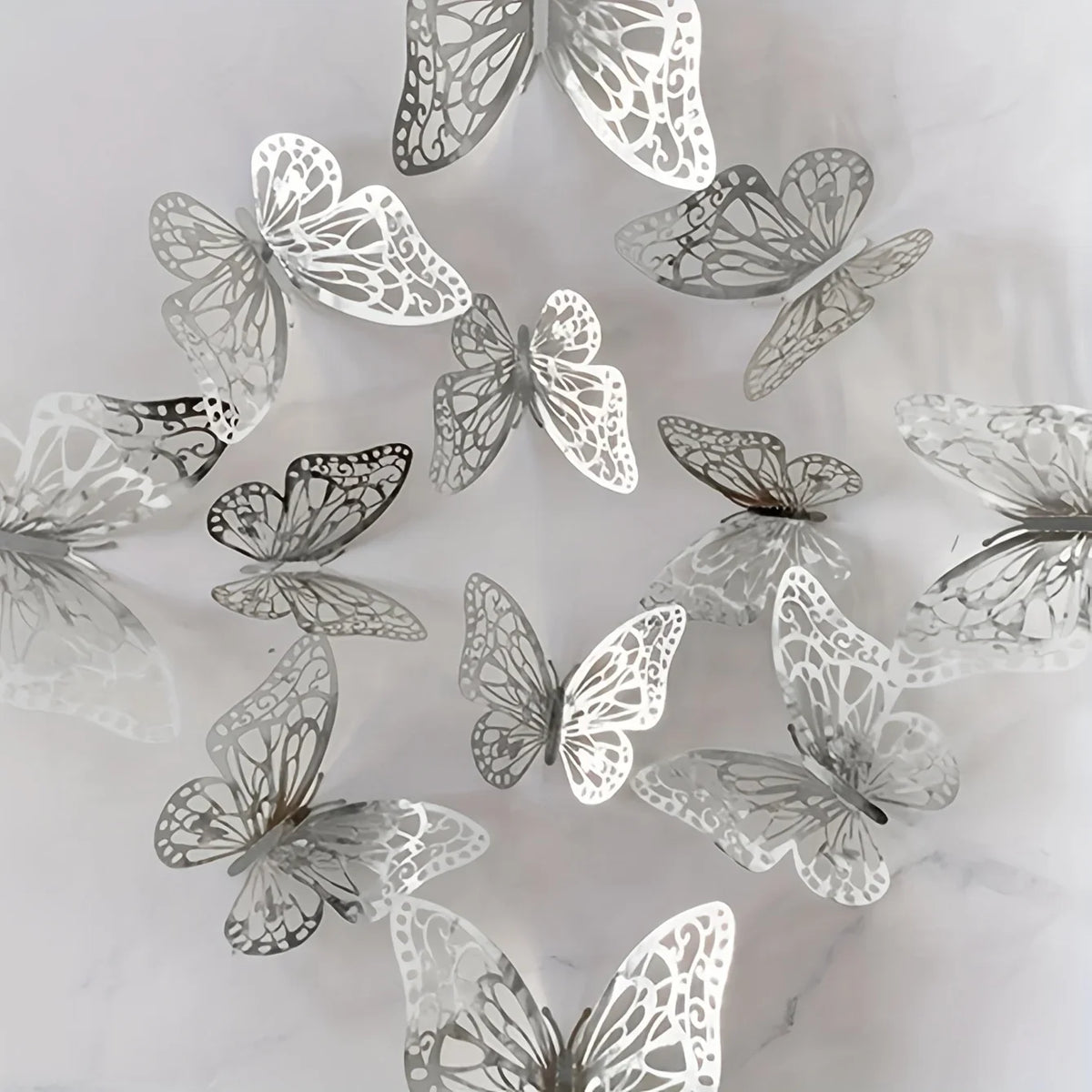 12pcs 3D Butterfly Wall Stickers – Home Décor Decorations