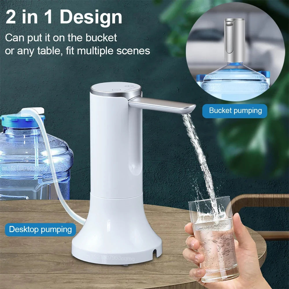 Electric Foldable Water Dispenser Pump – Rechargeable 19L