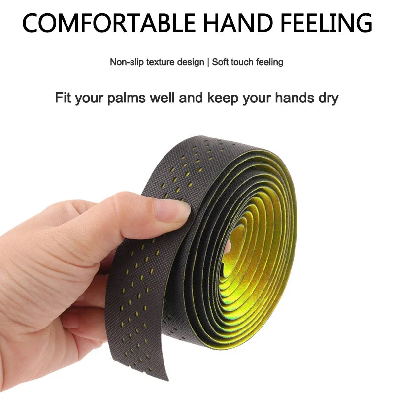 BUCKLOS Bike Handlebar Tape – Breathable PU+EVA Bar Wrap