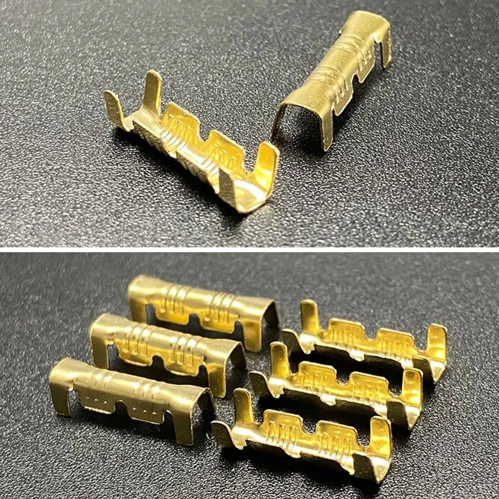 U-Shaped Cold Press Wire Terminal Connectors 50/100/200pcs