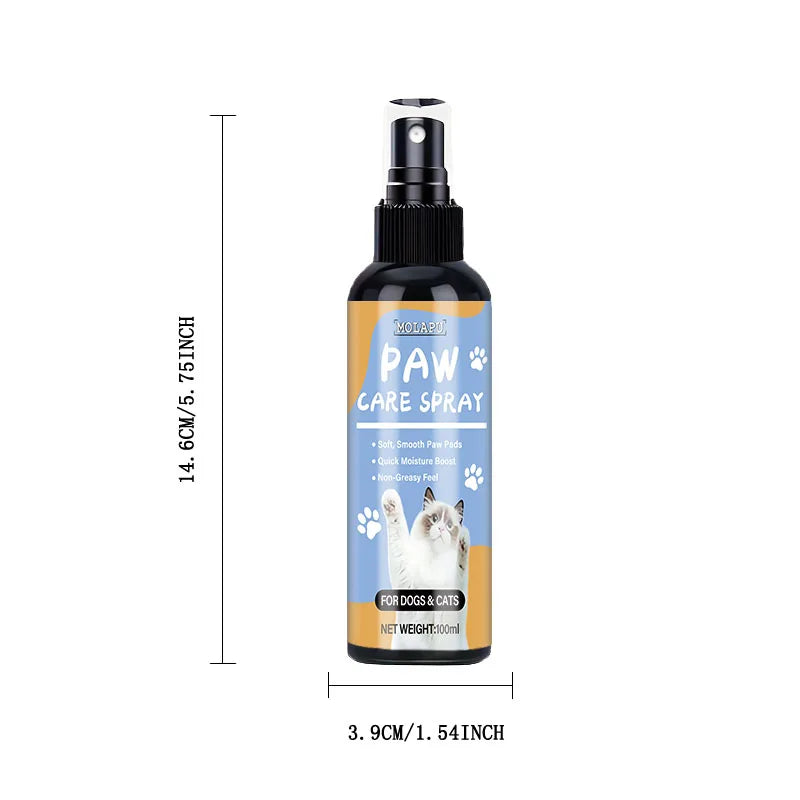 Pet Paw Care Spray – Natural Plant Extracts for Soft Paws