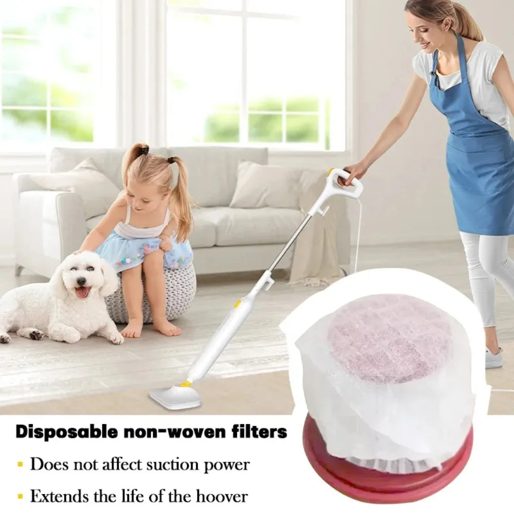 100Pcs Universal Vacuum Cleaner Non-Woven Filter Screen Covers
