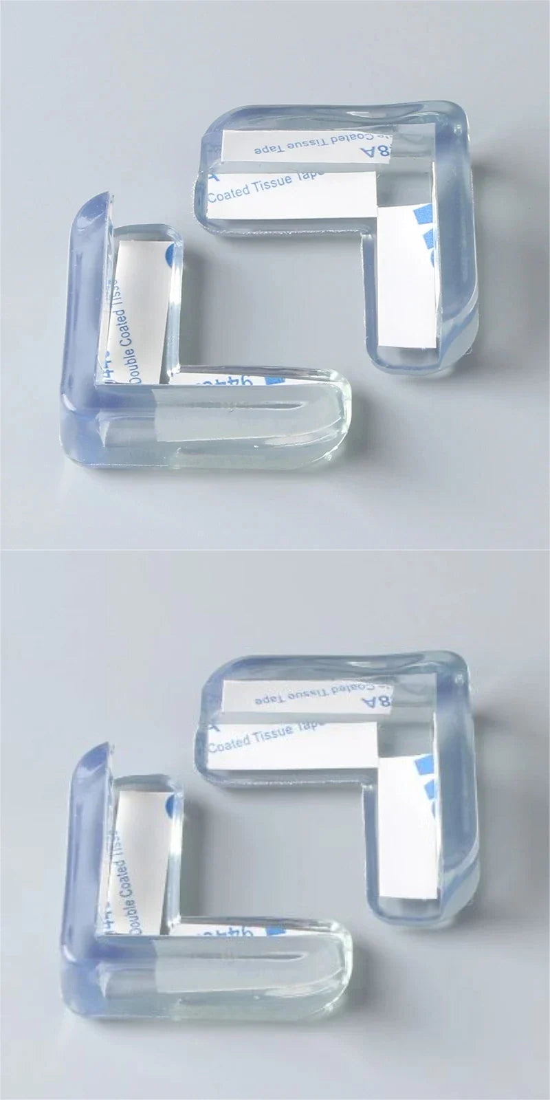 Transparent Silicone Corner Guards – Furniture Edge Bumpers