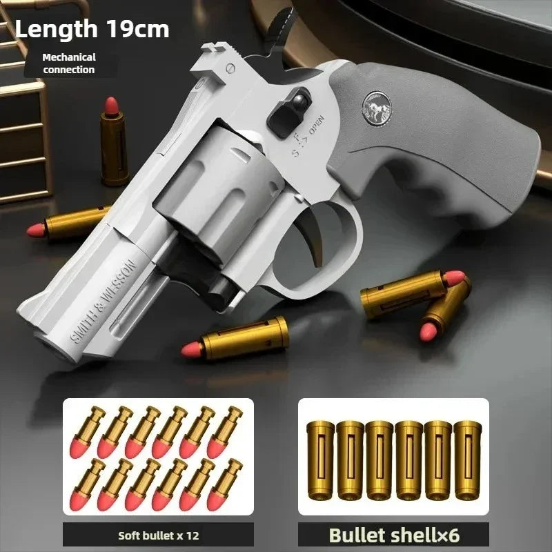 NOCCLILI ZP5 357 Revolver Soft Bullet Toy Gun | 19/23/28cm