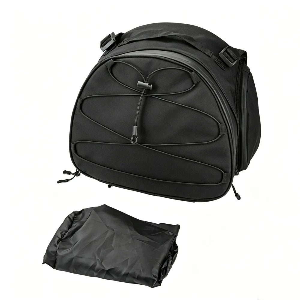 KEMIMOTO Motorcycle Tail Bag – Waterproof Expandable Rear Bag